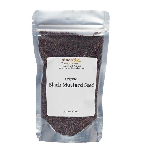 organic black mustard seeds