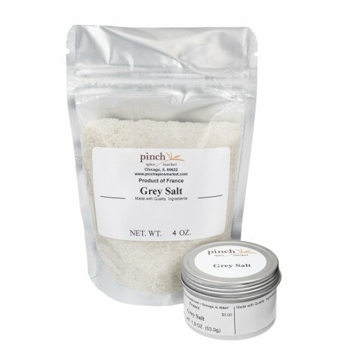 grey salt from clay ponds