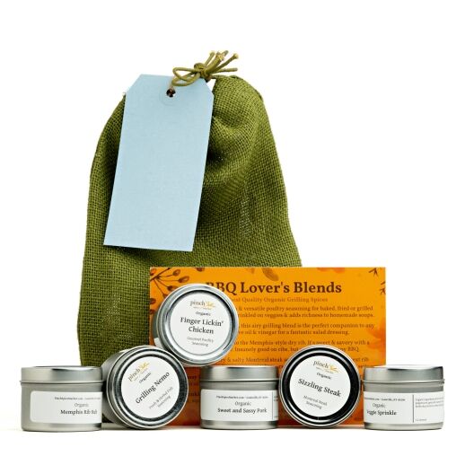 organic grilling spice gift bag