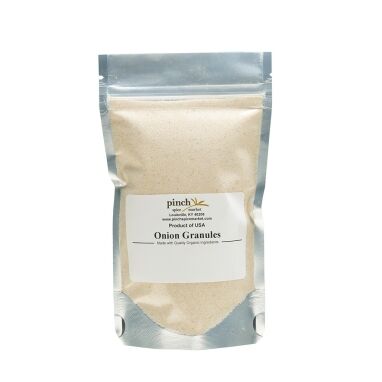 US grown certified organic onion granules