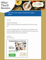 what they'll get in the email