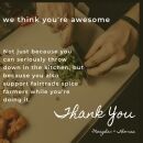 thanks for choosing fairtrade organic spices