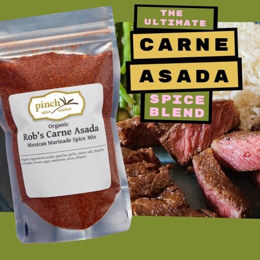 carne asada Mexican spice blend and steak