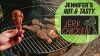 chicken drumsticks jerk seasoning on grill