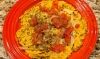 Turmeric omelet served on a plate