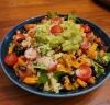 healthy hearty warm couscous salad